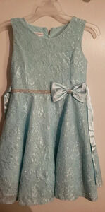 Bonnie Jean 12 girls blue ice sparkle glitter winter princess